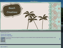 Tablet Screenshot of beachcreationsforyou.blogspot.com