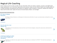 Tablet Screenshot of magical-lifecoaching.blogspot.com