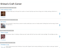 Tablet Screenshot of kristanscraftcorner.blogspot.com