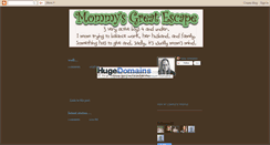 Desktop Screenshot of mommyescape.blogspot.com