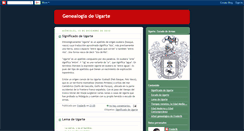 Desktop Screenshot of genealogiaugarte.blogspot.com