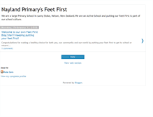 Tablet Screenshot of naylandprimaryfeetfirst.blogspot.com