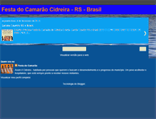 Tablet Screenshot of festacamaraocidreirars.blogspot.com