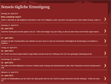 Tablet Screenshot of ermutigung365.blogspot.com