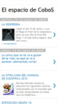 Mobile Screenshot of elespaciodecobos.blogspot.com