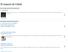 Tablet Screenshot of elespaciodecobos.blogspot.com