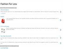 Tablet Screenshot of faufashionforless.blogspot.com