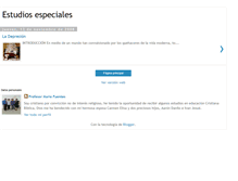 Tablet Screenshot of estudiosespeciales.blogspot.com