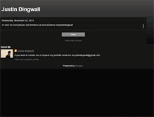 Tablet Screenshot of justindingwall.blogspot.com