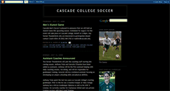 Desktop Screenshot of cascadesoccer.blogspot.com