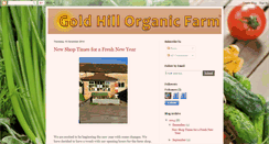 Desktop Screenshot of goldhill-organic-farm.blogspot.com