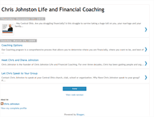 Tablet Screenshot of chrisjohnstoncoaching.blogspot.com