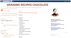 Desktop Screenshot of grandma-recipes-chocolate.blogspot.com