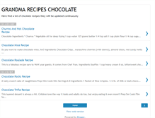 Tablet Screenshot of grandma-recipes-chocolate.blogspot.com