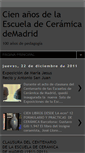 Mobile Screenshot of escueladeceramicademadridcentenario.blogspot.com