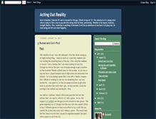 Tablet Screenshot of actingoutreality.blogspot.com
