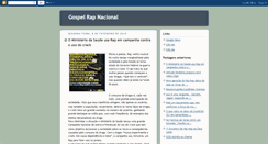 Desktop Screenshot of gospelrapnacional.blogspot.com