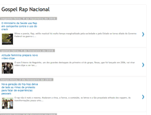 Tablet Screenshot of gospelrapnacional.blogspot.com