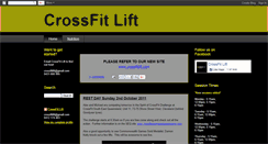 Desktop Screenshot of crossfitlift.blogspot.com