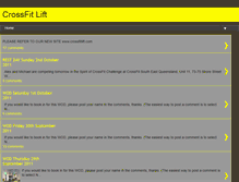 Tablet Screenshot of crossfitlift.blogspot.com