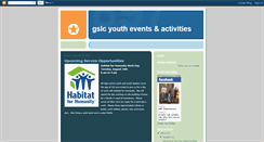 Desktop Screenshot of gsyouthevents.blogspot.com