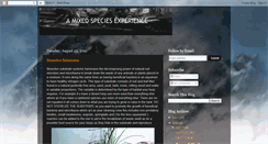 Desktop Screenshot of bsteel-amixedspeciesexperience.blogspot.com