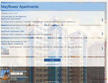 Tablet Screenshot of mayflowerapartments.blogspot.com