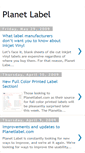 Mobile Screenshot of planetlabel.blogspot.com
