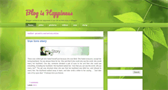Desktop Screenshot of blogishappiness.blogspot.com