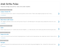 Tablet Screenshot of anakseribupulau.blogspot.com