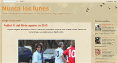 Desktop Screenshot of nuncaloslunes.blogspot.com