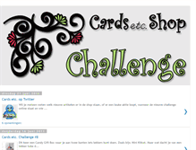 Tablet Screenshot of cards-etc-challenge.blogspot.com