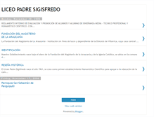 Tablet Screenshot of liceopadresigisfredo.blogspot.com