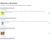 Tablet Screenshot of historiasydevaneos.blogspot.com