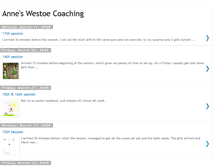 Tablet Screenshot of anneswestoecoaching.blogspot.com