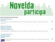 Tablet Screenshot of noveldaparticipa.blogspot.com