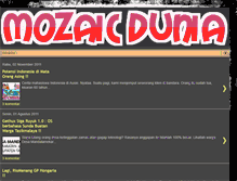 Tablet Screenshot of mozaicdunia.blogspot.com