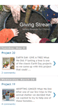 Mobile Screenshot of givingstream.blogspot.com