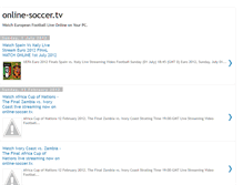 Tablet Screenshot of gazi-online-soccertv.blogspot.com