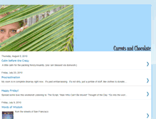 Tablet Screenshot of carrots-and-chocolate.blogspot.com