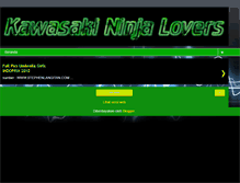 Tablet Screenshot of kawasakininjalovers.blogspot.com