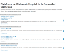 Tablet Screenshot of plataformamedicos.blogspot.com