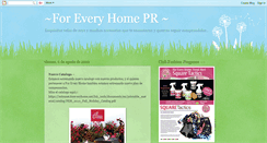 Desktop Screenshot of foreveryhomepr.blogspot.com