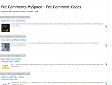 Tablet Screenshot of petcommentsmyspace.blogspot.com