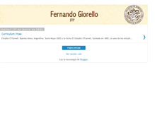 Tablet Screenshot of fernandogiorello.blogspot.com