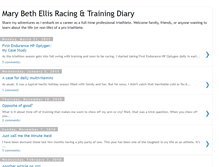 Tablet Screenshot of marybethellisracing.blogspot.com