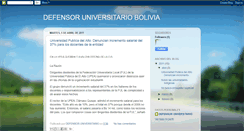 Desktop Screenshot of defensoruniversitario.blogspot.com