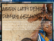 Tablet Screenshot of abidinlutfidemir.blogspot.com