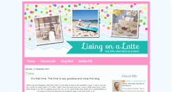 Desktop Screenshot of livingonalatte.blogspot.com