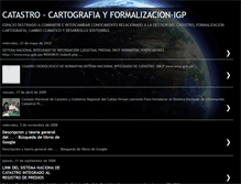 Tablet Screenshot of cartografiaycatastro-igp.blogspot.com